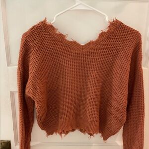 MOON & MADISON Wide V-neck Sweater Size XS